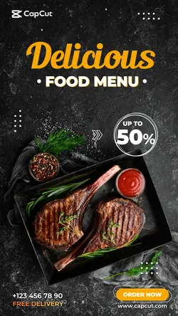 Beef Steak Sale Promotion Instagram Stories