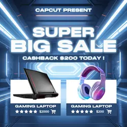 Technology Big Sale Promotion Instagram Post