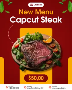 Food & Beverages New Product Flyer