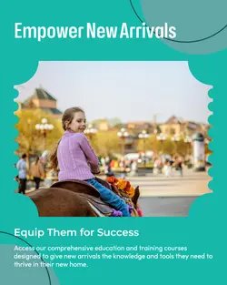 Education and training New arrivals