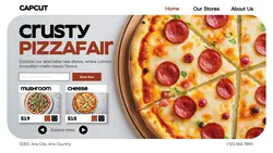 Food Pizza Fair Promo Page