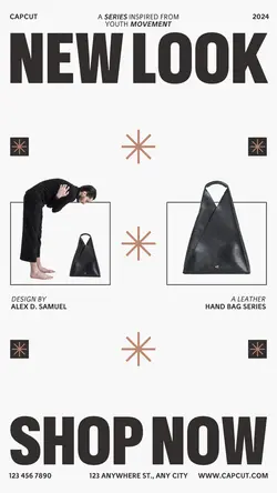 Minimalist Bag Promotion Instagram Story Post