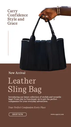 Fashion Women Sling Bag Promotion Instagram Story
