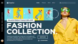 Fashion Black Friday Sale Promotion Website