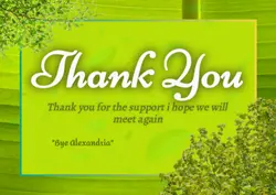 Non-marketing Thank You Personal Card