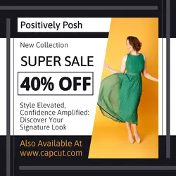 Product Fashion Super Sale Instagram Post