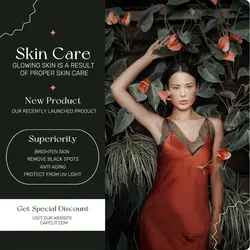 Modern Skin Care Promotion Instagram Post