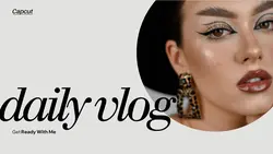 GRWM Daily Vlog Youtube Thumbnail