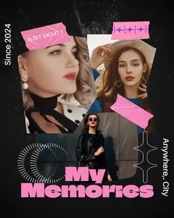Non-marketing Photo Collage - pink hype style