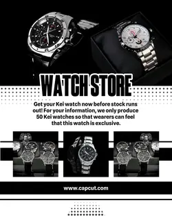 Watch Store Promotion Instagram Portrait