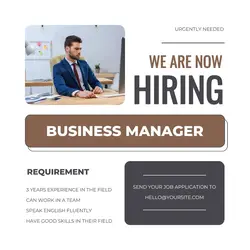 Hiring Promotion Instagram Post