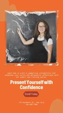 Education and training Personal introduction