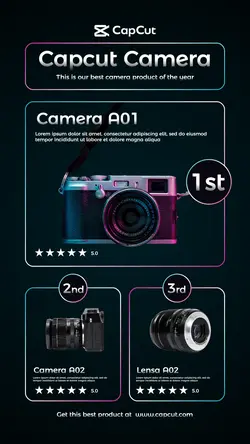 Camera Electronics Promotion instagram story