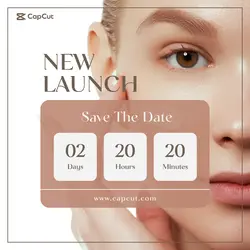 Beauty and Personal Care Skincare New Launch Display Instagram Post
