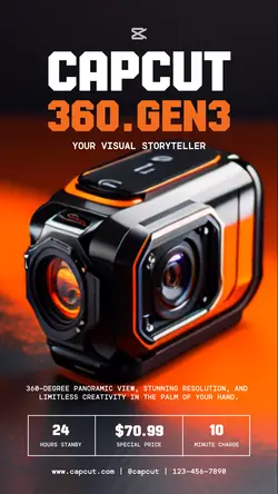 Electronic Camera Promotion Instagram Story
