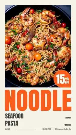 Food & Beverage noodle promotion 