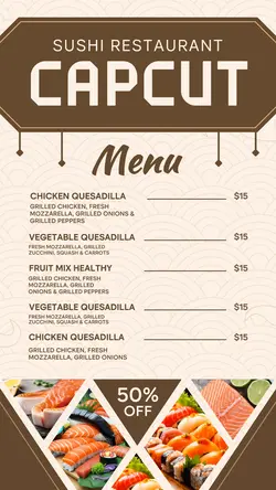 food and beverage sales promotion menu post food Classic fun