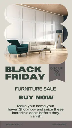 BLACK FRIDAY FURNITURE SALE INSTAGRAM POST