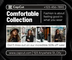 Fashion Collection Promotion Facebook Post
