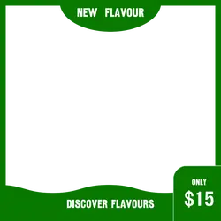 E-Commerce Food and Beverage Icon Frame