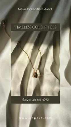 1 Item Product Display Fashion Gold Jewelry Minimalist