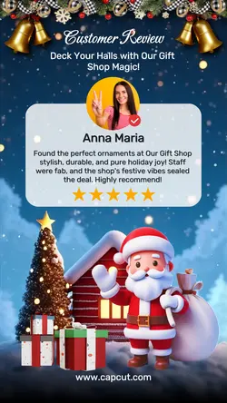 Christmas Customer Review Instagram Post