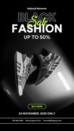 Black Friday Fashion Sale Instagram Story
