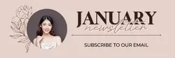 Non-marketing Email Header, January newsletter