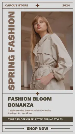 2024 Spring Fashion Pink Minimalist Promotion