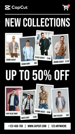 8 Multi-product Image Men's Clothes New Product
