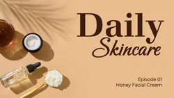 YouTube Thumbnail Vlog Daily Skincare