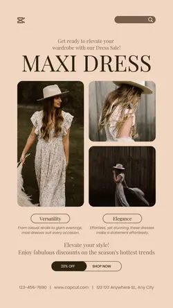 Women Fashion Sale - Instagram Story