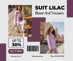 Fashion Suit Promotion Facebook Post