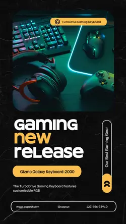 Gaming Product Special Promotion Tiktok Post