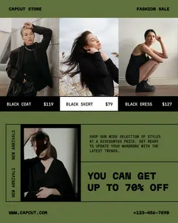 Fashion Promotion Instagram Portrait