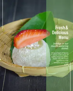 Foods & Beverage Menu