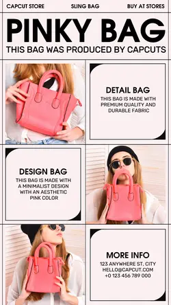 3 Multi-product Image Pinky Bag Product Display Instagram Story