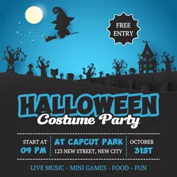 Halloween Costume Party Instagram Post