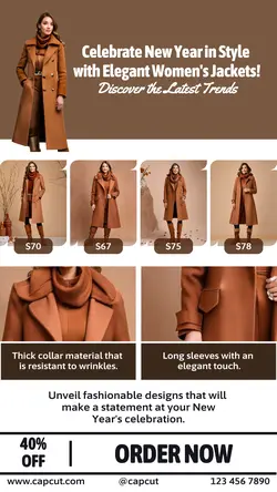New Year's Day Fashion Sales Promotion 6 Multi-Product Image TikTok