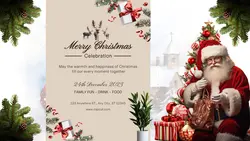 Merry Christmas Celebration YouTube End Screen
