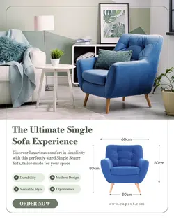 Furniture Single Sofa Promotion Instagram Portrait