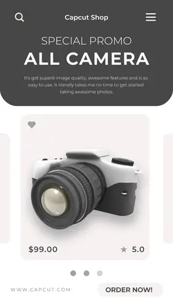 Electronic Camera Sale Instagram Story