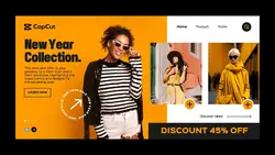 New Year Fashion Collection Promotion Website