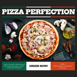 Italian Pizza Product Display Instagram Post