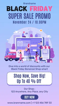 Black Friday Promotion Instagram Story