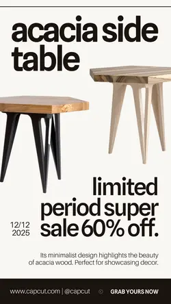 Furniture Product Super Sale Tiktok Post