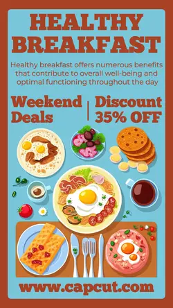 Food Healthy Breakfast Discount Instagram Story