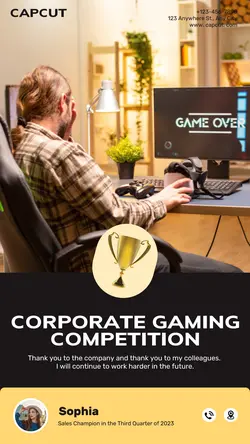 Business Corporate gaming Introduction Minimalist