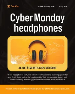 Cyber Monday Special Promotion Instagram Post