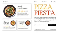 Food Pizza Fiesta Promo Page